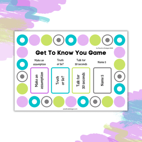 Get To Know You Game